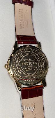 Invicta Swiss Limited Edition Flame Fusion Crystal Watch Model Number 6367 Nos