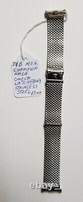 J & B Champion NASA Omega new old stock watch band stainless steel 19mm