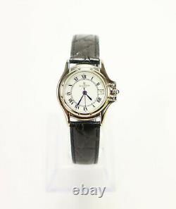 Jacques Edho Ladies Watch Swiss Made Stainless Steel Leather Band New Old Stock