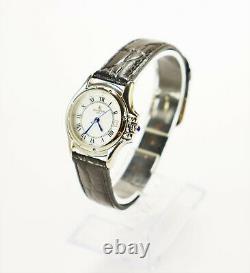 Jacques Edho Ladies Watch Swiss Made Stainless Steel Leather Band New Old Stock