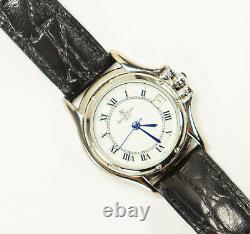 Jacques Edho Ladies Watch Swiss Made Stainless Steel Leather Band New Old Stock