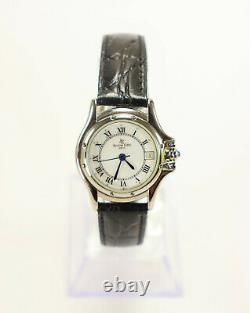 Jacques Edho Ladies Watch Swiss Made Stainless Steel Leather Band New Old Stock