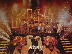 Kiss Vintage 1977 77 Alive II Ace Peter Gene Paul Nos Aucoin Mgt Live Poster N/m