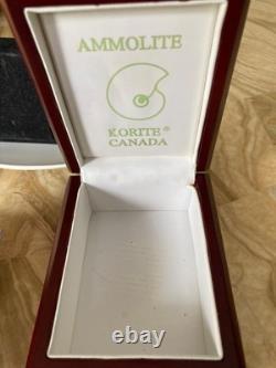 Limited Edition Korite Canada Ammolite Dial Watch New Old Stock in Original Bo