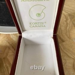 Limited Edition Korite Canada Ammolite Dial Watch New Old Stock in Original Bo