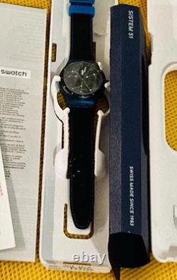 Limited SWATCH SISTEM 51 BLUE Automatic Watch Vintage New Old Stock 2013 SUTS401