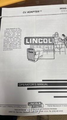 Lincoln Electric Welding CV Adapter NEW OLD STOCK
