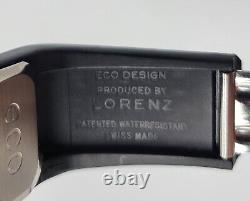 Lorenz ECO DESIGN Swiss Quarts Racing Watch, New Old Stock, 1980's