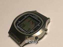 Lot Of 2 New Old Stock Mares LCD Digital Men's Chrono Quartz Watches Esa 934.912