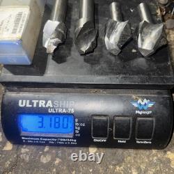 Lot Of 4 Xl New Old Stock Solid Carbide Drill Bits 1.1 -1.3125 Diam Destiny Tool