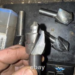 Lot Of 4 Xl New Old Stock Solid Carbide Drill Bits 1.1 -1.3125 Diam Destiny Tool