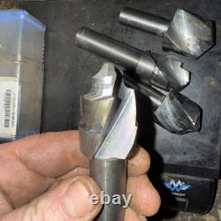 Lot Of 4 Xl New Old Stock Solid Carbide Drill Bits 1.1 -1.3125 Diam Destiny Tool