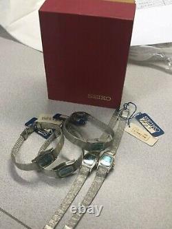Lot Of 5 New Old Stock Seiko Ladies Wind-up Wristwatch 11-3660 Ref. Zw617 Cal 11