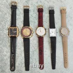 Lot Of 5 New Old Stock Vintage, Swiss Wrist Watches In Very Good Condition