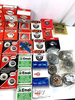 Lot Of 62 New old stock Chainsaw Clutch Drum Sprockets TOTAL HERR OMX TILTON