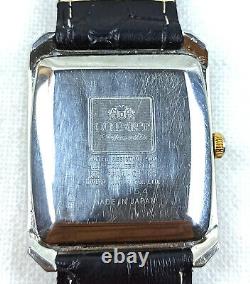 Luxury Orient Watch White Nos Wristwatch & Calendar Automatic 21 Jewels Rare