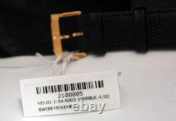 MOVADO x McDonalds Museum Quartz GOLD Mens WATCH 39mm 2100005 New Old Stock RARE