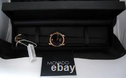 MOVADO x McDonalds Museum Quartz GOLD Mens WATCH 39mm 2100005 New Old Stock RARE