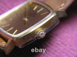 Man's Beautiful Vintage Gylcine Wrist Watch NOS L@@K E98