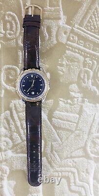 Mathey Tissot Swiss made Men's watch withLeather Band 1990's Old Stock Vintage