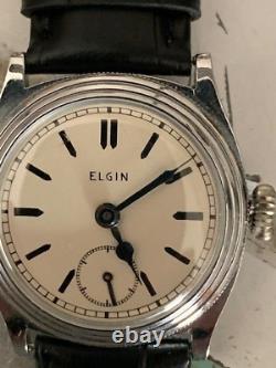 Men's Elgin watch totally rebuilt with NOS Elgin case, dial and hands