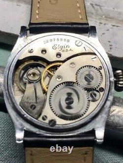 Men's Elgin watch totally rebuilt with NOS Elgin case, dial and hands