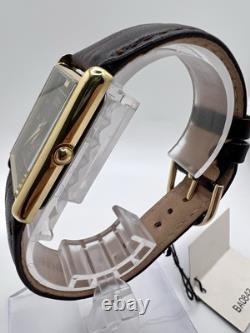 Men's Vintage New Old Stock Gold Tone Citizen Tank M2K Watch Classy Preppy