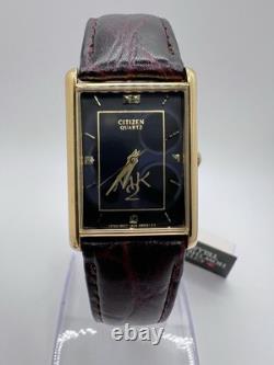 Men's Vintage New Old Stock Gold Tone Citizen Tank M2K Watch Classy Preppy