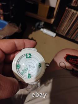 Men's Von Dutch Watch Silicone Strap With Pouch Bag New Old Stock
