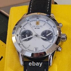 Men's Watch J. W. HULME 1905 Chronograph Vintage New Old Stock 37mm Full Set