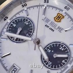 Men's Watch J. W. HULME 1905 Chronograph Vintage New Old Stock 37mm Full Set