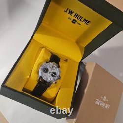 Men's Watch J. W. HULME 1905 Chronograph Vintage New Old Stock 37mm Full Set