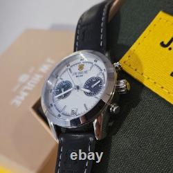 Men's Watch J. W. HULME 1905 Chronograph Vintage New Old Stock 37mm Full Set
