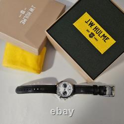 Men's Watch J. W. HULME 1905 Chronograph Vintage New Old Stock 37mm Full Set