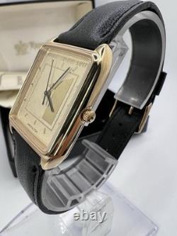 Mens New Old Stock Hamilton Masterpiece Tank Gold Tone Sikorsky employee watch
