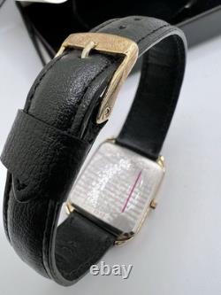 Mens New Old Stock Hamilton Masterpiece Tank Gold Tone Sikorsky employee watch