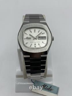 Mido Multi Star Automatic N. O. S (New Old Stock) Silver Dial Day-Date Display