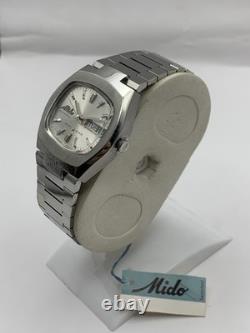 Mido Multi Star Automatic N. O. S (New Old Stock) Silver Dial Day-Date Display