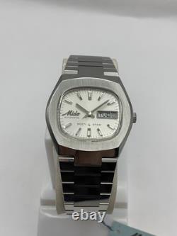 Mido Multi Star Automatic N. O. S (New Old Stock) Silver Dial Day-Date Display