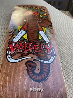 Mike Vallely 1991 Mammoth New Deal Skateboard Pro Deck. No Reserve! NOS! MINT