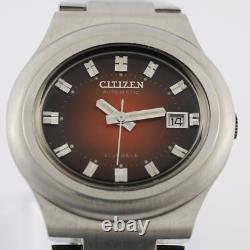 Mint Nos Vintage Citizen Automatic Date Gradient Dial Gents Watch Made In Japan