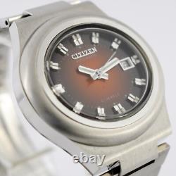 Mint Nos Vintage Citizen Automatic Date Gradient Dial Gents Watch Made In Japan