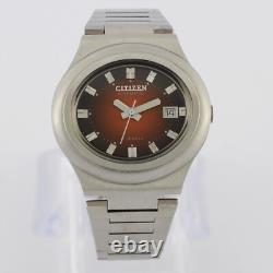 Mint Nos Vintage Citizen Automatic Date Gradient Dial Gents Watch Made In Japan