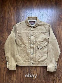 Mister Freedom 2011 Brown Denim Ranch Blouse Jacket NOS J18 Selvedge Made in USA