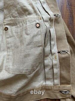 Mister Freedom 2011 Brown Denim Ranch Blouse Jacket NOS J18 Selvedge Made in USA