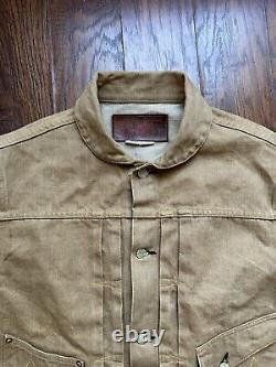 Mister Freedom 2011 Brown Denim Ranch Blouse Jacket NOS J18 Selvedge Made in USA