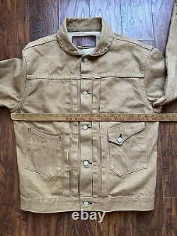 Mister Freedom 2011 Brown Denim Ranch Blouse Jacket NOS J18 Selvedge Made in USA