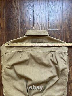 Mister Freedom 2011 Brown Denim Ranch Blouse Jacket NOS J18 Selvedge Made in USA