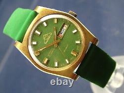 Mondaine Swiss Automatic Watch Vintage 1970s 17 Jewel ETA 2778 New old NOS