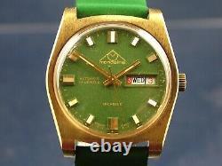 Mondaine Swiss Automatic Watch Vintage 1970s 17 Jewel ETA 2778 New old NOS